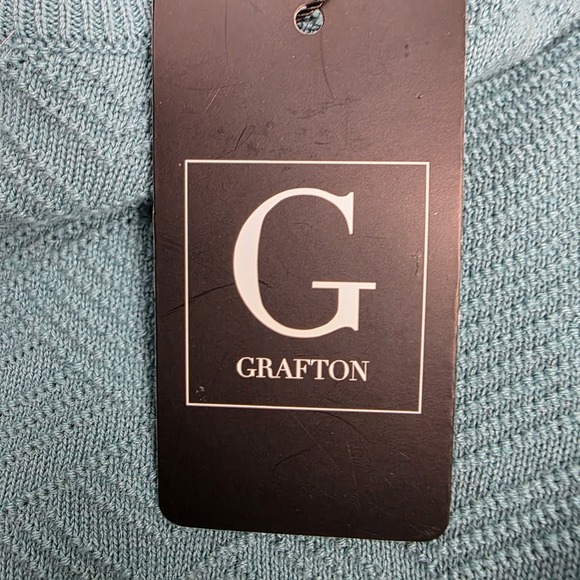 NWT Grafton Teal Textured Knit Crewneck Sweater Women's Size Small - Picture 4 of 9